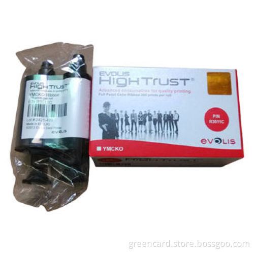 Evolis R3011 200 prints YMCKO original ribbon